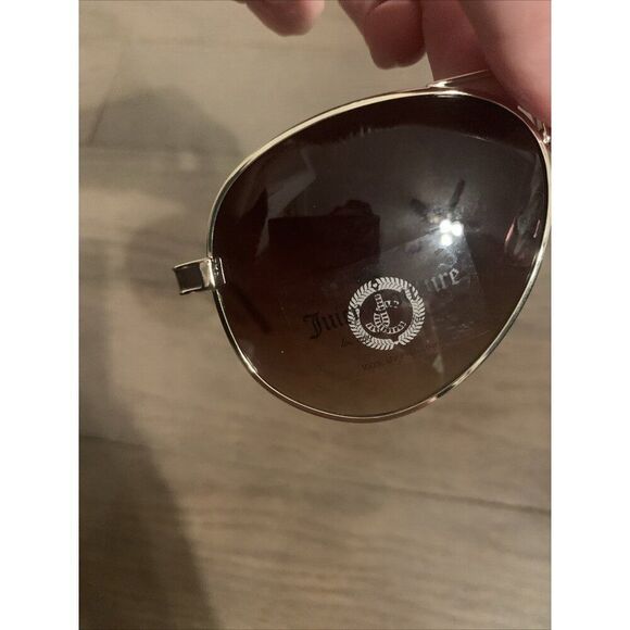 Juicy Couture New Brown Aviator Sunglasses Ajcn44007z - Picture 4 of 6